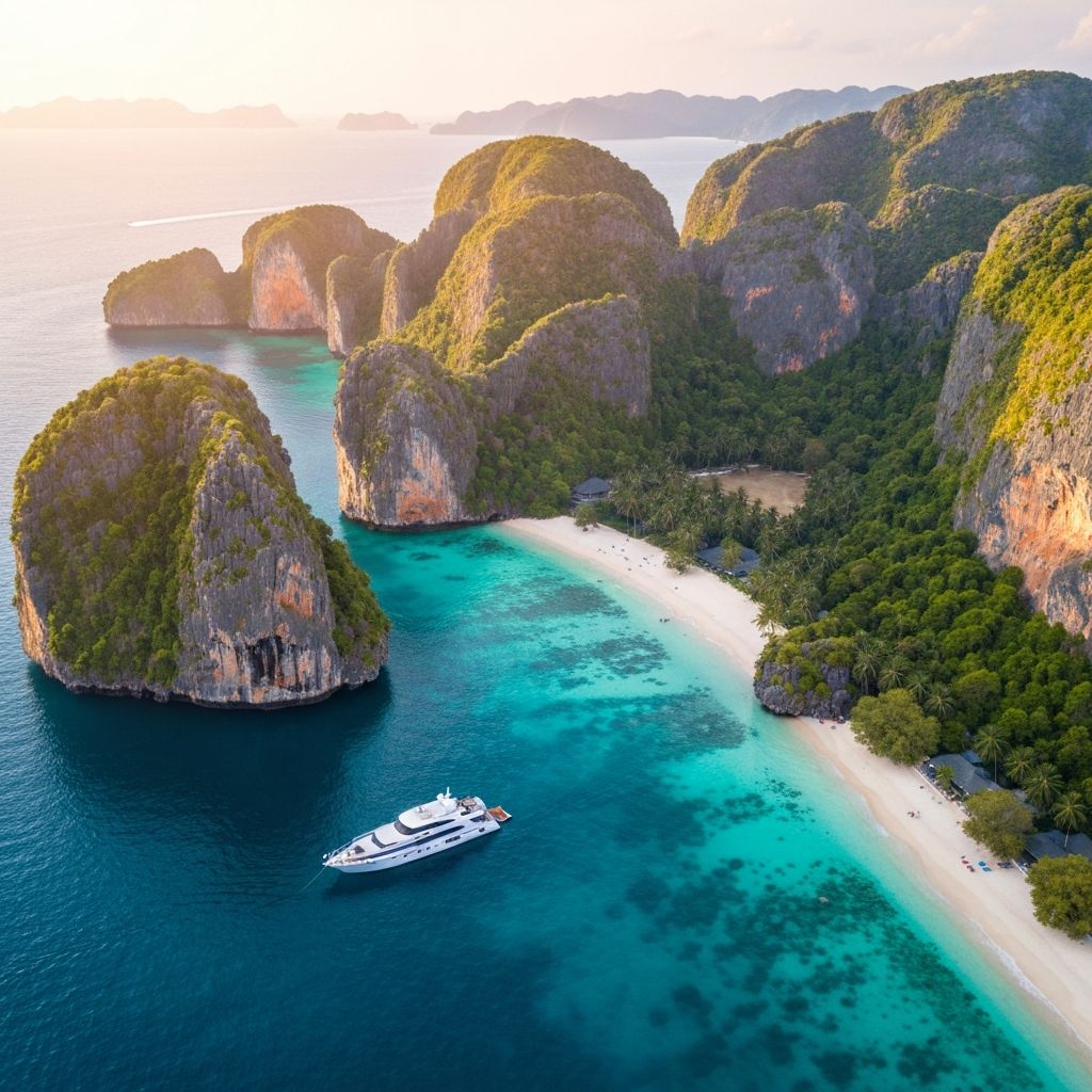 Phuket islands aerial view