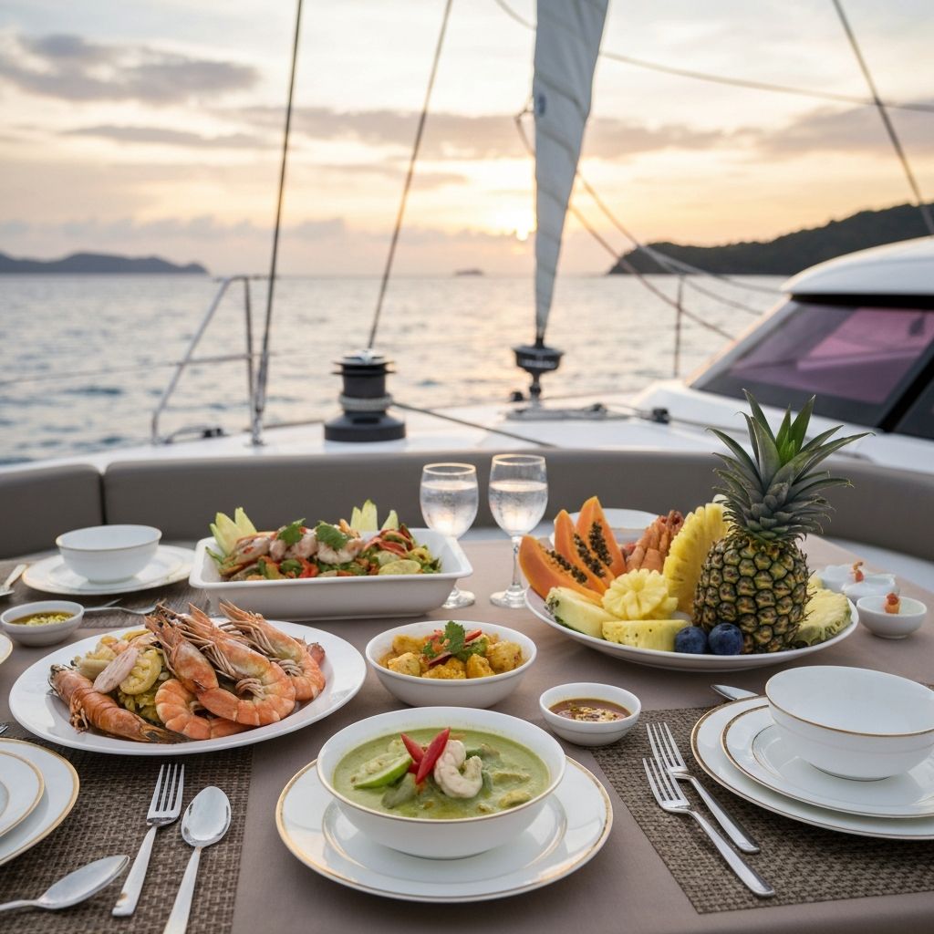 Gourmet Dining on Your Cabin Cruise Phuket