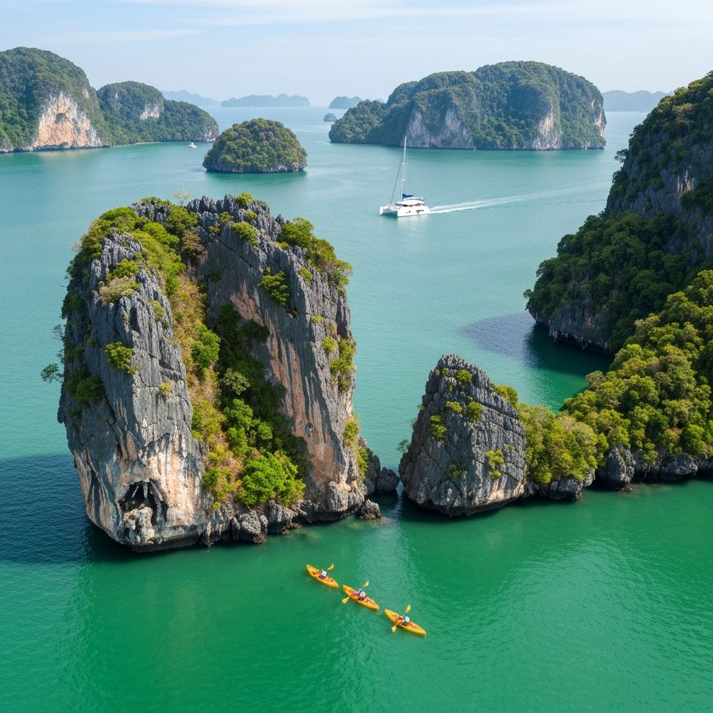 Phang Nga Bay and Limestone Landscapes Sailing