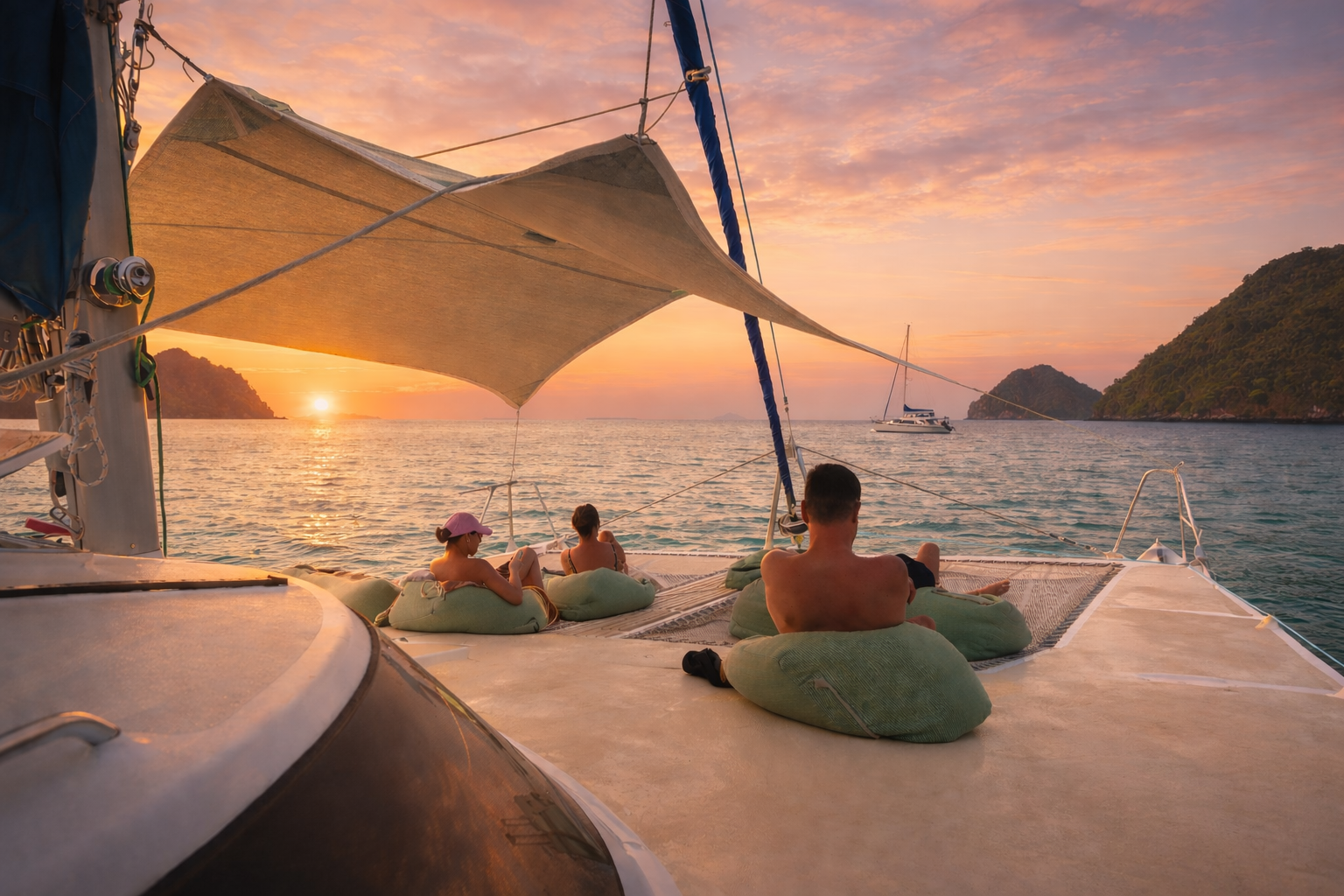 Balanced Sailing Days with Time to Relax and Explore