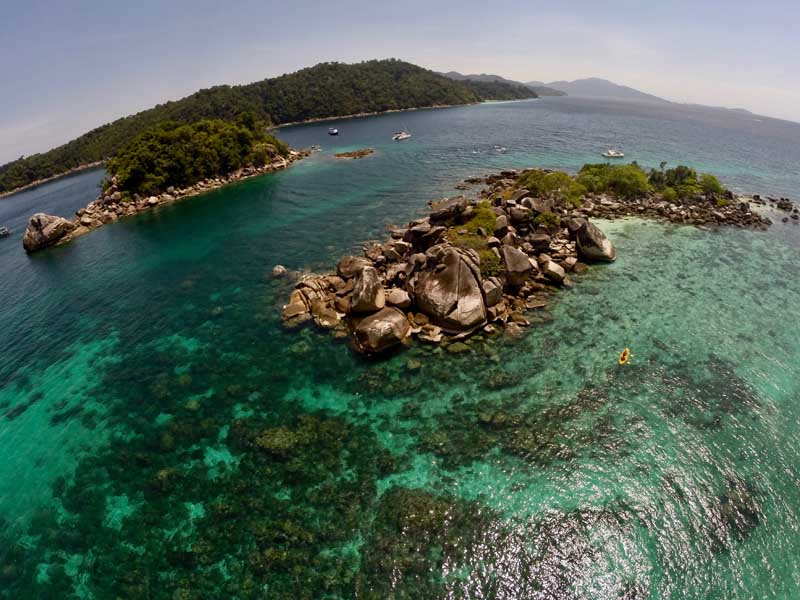 Adventurous sailing to remote islands in the Andaman Sea