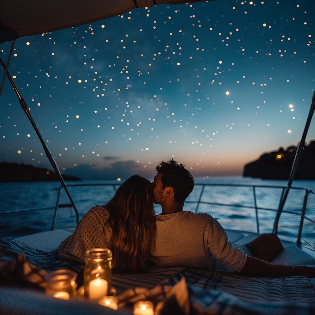 Overnight sailing yacht